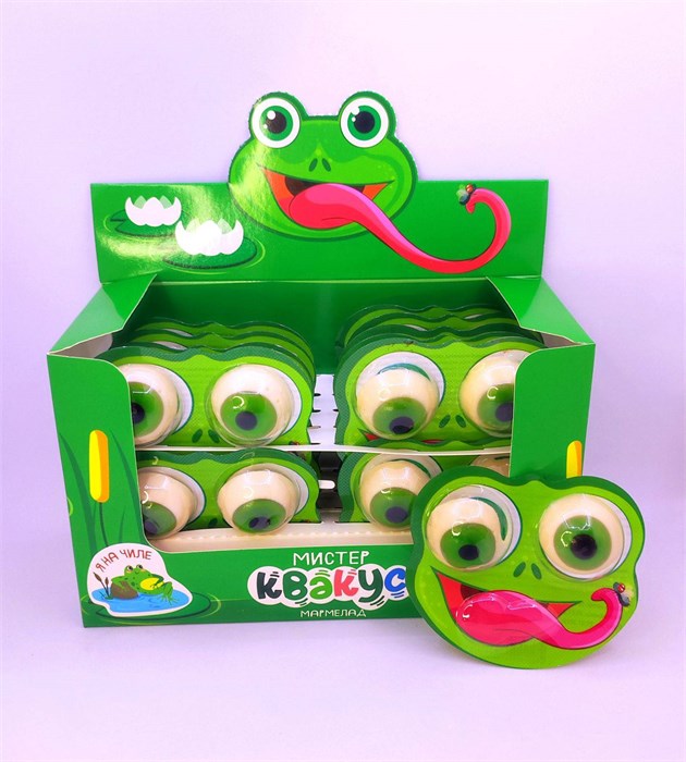 Жевательный мармелад «Мистер Квакус» 15 гр. 20 шт. уп. 01552 - фото 1050