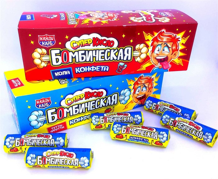 Сахарное драже "Бомбическая" кола 15 гр. 30 шт. уп. 00660 - фото 1781