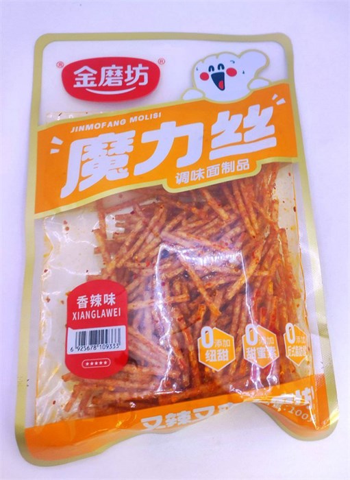 Снек "JINMOFANG" острая соломка, 100 гр (9333) 02351 - фото 1817