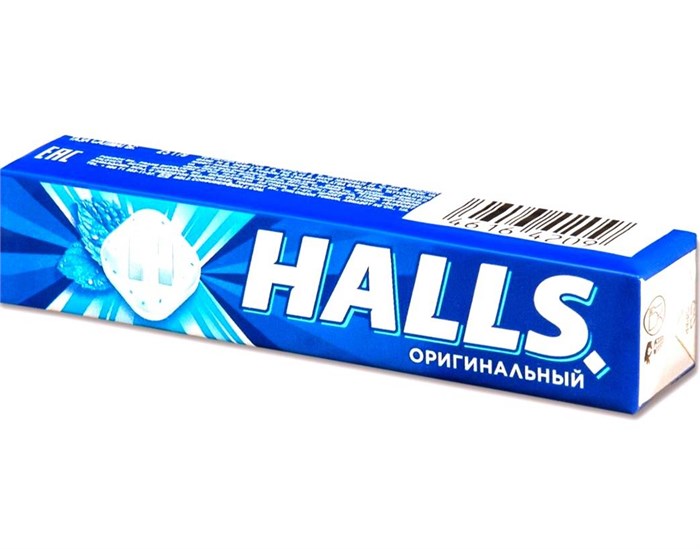 Леденцы "HALLS Оригинальный" 24.5 гр. 12 шт. уп. 00953 - фото 1851