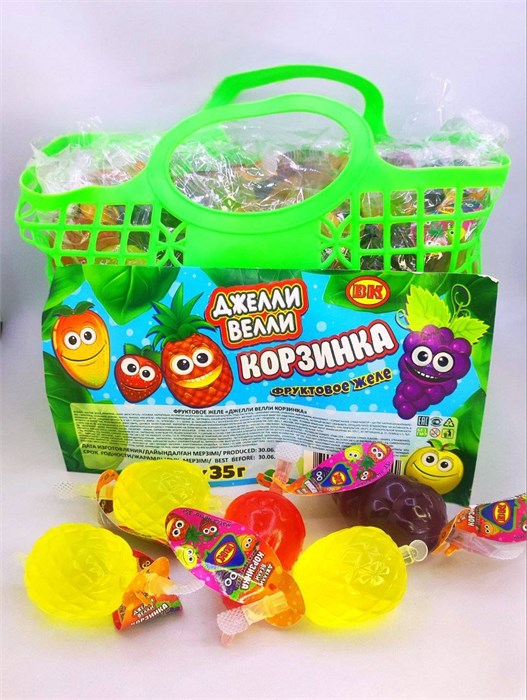 Десерт желейный «Дави желе!» (в упаковке «Фрукты») 33 гр. 50 шт. уп. 02085 - фото 1879