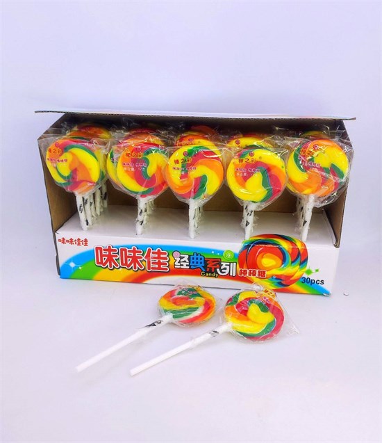 Карамель на палочке "РАДУГА", 17 гр. 30 шт. уп. 02820 - фото 2070