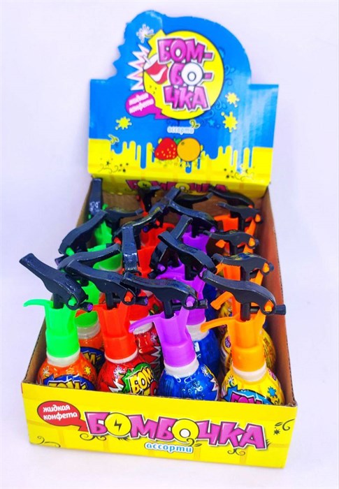 Жидкая конфета «Бомбочка» ассорти 25 мл. 20 шт. уп. 02742 - фото 2290