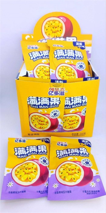 Жевательная конфета "Man Man Guo" 7 гр. 30 шт. уп. 02885 - фото 2536