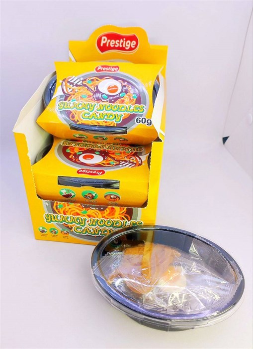 Мармеладный набор в виде рамена "Gummy Noodles" 60 гр. 6 шт. уп. 02841 - фото 2991