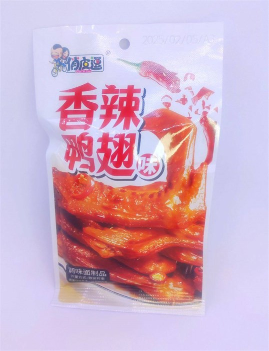 Снек соевый QIAO PI DOU вкус ОСТРЫЕ УТИНЫЕ КРЫЛЫШКИ 38 гр. 20 шт. уп. (1430) 02907 - фото 3006