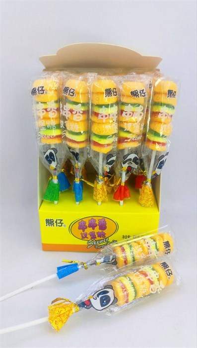 Мармелад BEAR BOY ГАМБУРГЕР, ПАНДА вкус ФРУКТОВЫЙ МИКС 20 гр. 20 шт. уп. (1951) 01405 - фото 3064