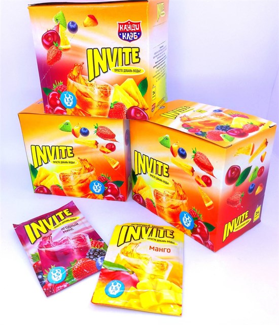 Растворимый напиток "Invite" Кола 12 гр. 24 шт. уп. 00195 - фото 3109