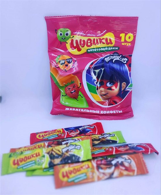 ЛЕДИ БАГ ЧУВИКИ Жевательные конфеты 10 гр. 10 шт. уп. 02788 - фото 3284