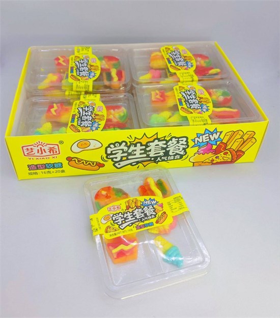 Мармелад "YI XIAO XI" ФАС-ФУД вкус ФРУКТОВЫЙ МИКС 16 гр. 20 шт. уп. (0612) 02901 - фото 3320