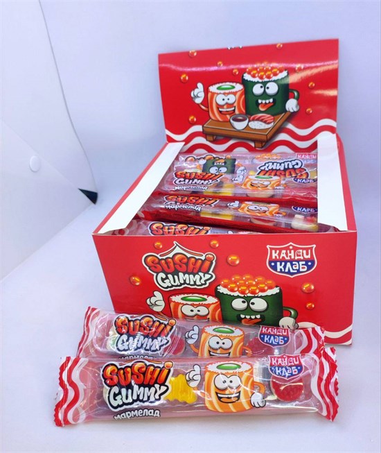 Мармелад "Sushi Gummy" 12 гр. 30 шт. уп 02939 - фото 3374