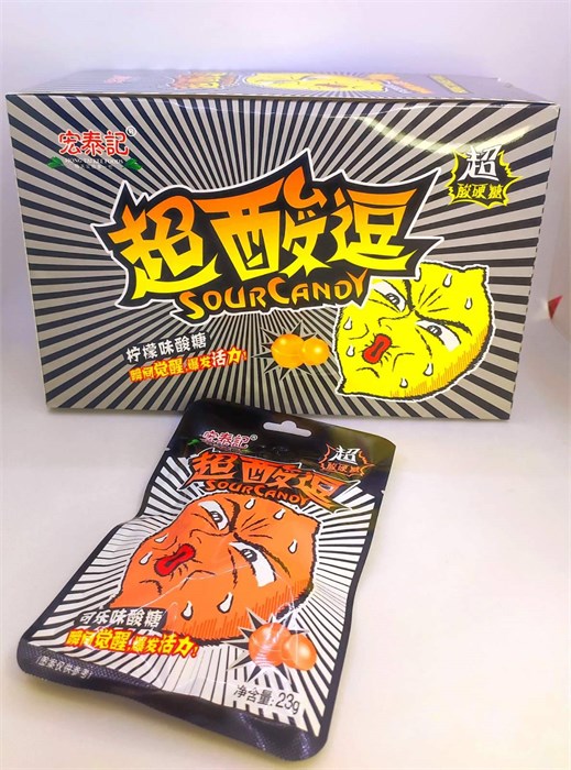 Конфеты "Hong Tai Kee" Супер кислые ассорти 23 гр. 20 шт. уп. 01463 - фото 3465
