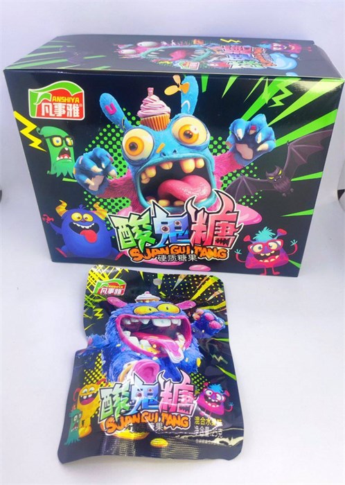 Леденцовые конфеты "ANSHIYA" вкус КИСЛЫЙ ФРУКТОВЫЙ МИКС 20 гр. 20 шт. уп. 01606 - фото 3805