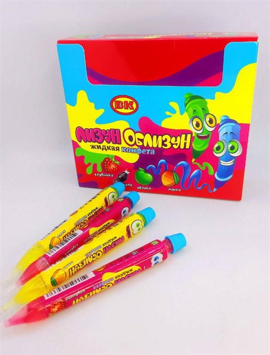 Жидкая карамель "Лизун Облизун" 20 гр. 30 шт. уп. 02844 - фото 3850