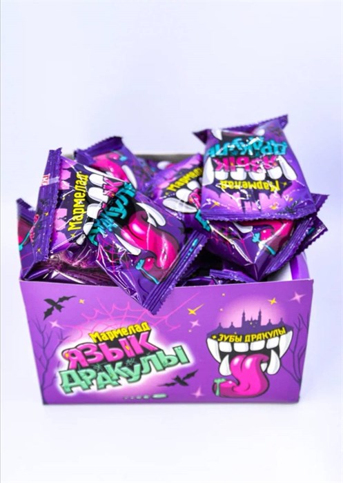 Мармелад язык дракулы 8 гр. 30 шт. уп 00098 - фото 3851