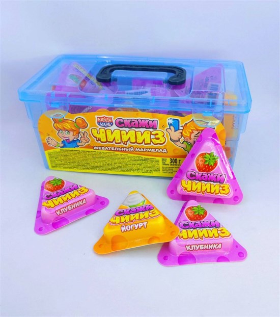 Жевательный мармелад "Скажи Чиииз" ассорти 10 гр. 30 шт. уп. 02917 - фото 3935