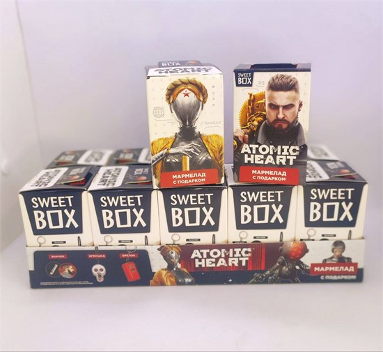 ATOMIC HEART SWEET BOX Мармелад с подарком в коробочке 10 гр. 10 шт. уп. 02784 - фото 3954