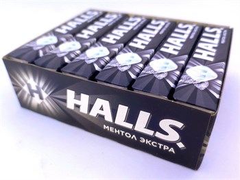 Леденцы "Halls Ментол экстра" 24.5 гр. 12 шт. уп. 00271 - фото 3982