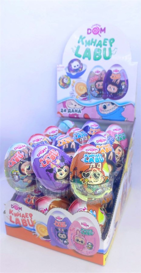 Яйцо Киндер "Labu" 15 гр. 24 шт. уп. 02951 - фото 5631