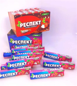 Карамель леденцовая с жидким центром "РЕСПЕКТ" (со вкусом вишни) 22,4 гр. 24 шт. уп. 01792