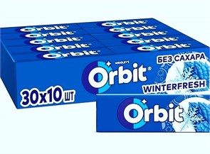 Жевательная резинка "Orbit Winterfresh" 30 шт. 13.6гр 00952