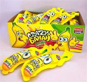 Десерт желейный "Crazy Банан" 60 гр. 20 шт. уп. 01951