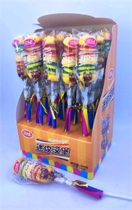 Мармелад "Huan Le Hu" Гамбургеры на палочке 22 гр. 20 шт. уп. (0006) 01405