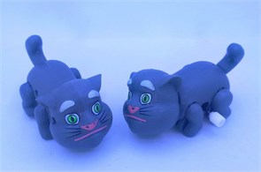 Заводной Кот "Том" 10см 01306