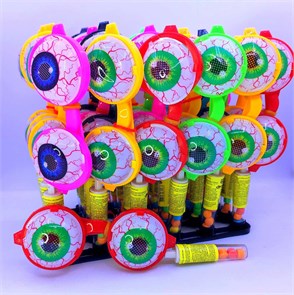 Сахарное драже "Канди клаб" в тубе с игрушкой (Очки) 2гр*30шт* 01122