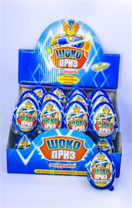 Печенье с шоколадной пастой и игрушкой ШОКОПРИЗ для мальчиков 15гр*24шт* 00605