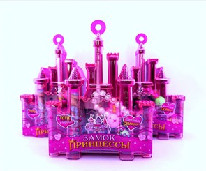 Замок принцессы, карамель + игрушка с тату, 10 гр. 18 шт. уп. 00914