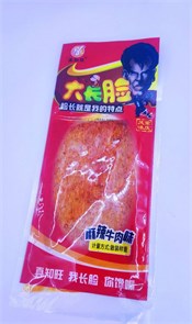 Снек Long Face с острым вкусом говядины , 18 гр. 30 шт. уп. (0081) 01115