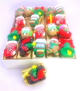 Шоколад Атаг + брелок "Новый год" 40 шт. уп. 02214