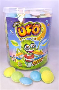Вафельные пластинки с фруктовой пудрой внутри "UFO(НЛО)", Johny Bee®, 1,3 гр. 300 шт. уп. 01727