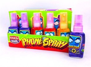 Жидкая конфета «Phone Spray» ассорти 15 мл. 30 шт. уп. 02240