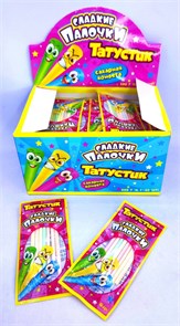 Мягкая карамель "Сладкие палочки", 6г*80шт* 01207