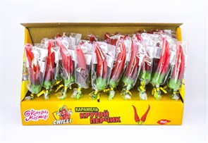 Карамель на палочке "Крутой перец" ассорти 15 гр. 30 шт. уп. 00729