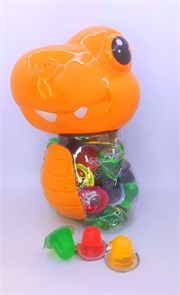 Десерт желейный "Канди клаб" ассорти (с изображением дракончика) 13гр*100шт* 01508