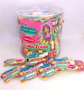 Сахарное драже " Lova-Lova браслет c подвеской" 12 гр. 60 шт. уп. 01939