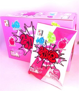 Кислая карамель "Fruit Flavour" ассорти 25 гр. 20 шт. уп. (5099) 02191