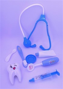 Набор стоматолога 7 предметов в пак 00955