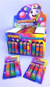 Жевательная резинка "КАРАНДАШИКИ" 13 гр. 30 шт. уп. 01954
