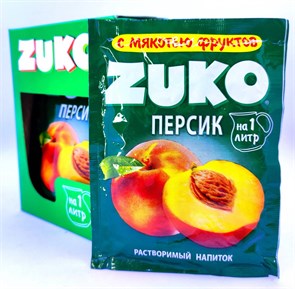 Растворимый напиток ZUKO Персик 20г*12шт* 01021