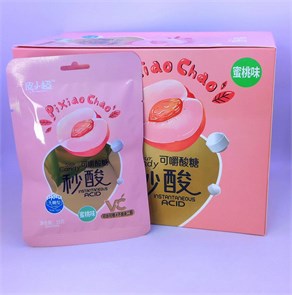 Драже "PixiaoChao" Кислые Персик 15 гр. 20 шт. уп. 01606