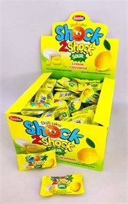 Жевательная резинка "Shock2Shock" лимон 4 гр. 100 шт. уп. 02337