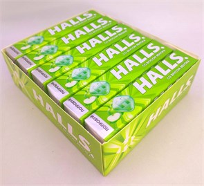 Леденцы "HALLS Яблоко" 24.5 гр. 12 шт. уп. 02022