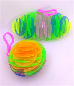 Игрушка брелок антистресс "Червяк круглый" 01948