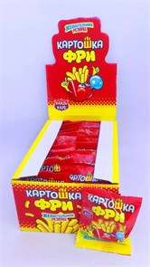 Жевательная резинка "Картошка фри" 15 гр. 24 шт. уп. 01864