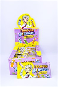Жевательные конфеты «Палочки-Жевалочки» 20гр*24шт* 00723