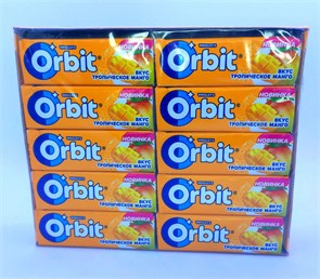 Жевательная резинка "Orbit Манго" 30 шт. 13.6гр 01140